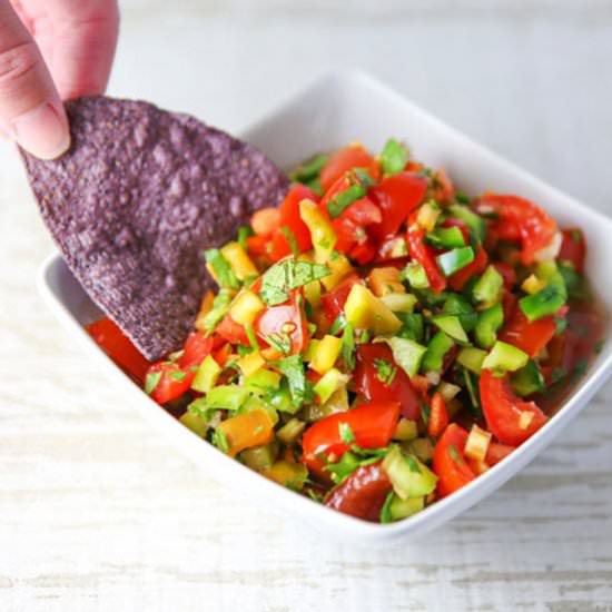 Fresh Spicy Salsa - Recipe photo by Tastefulventure
