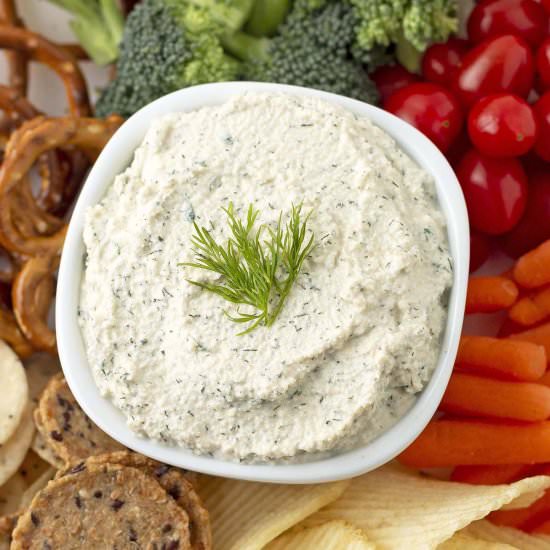 Vegan Dill Dip - Recipe photo by Delightful Adventures