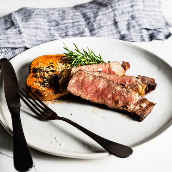 Reverse Sear Steak - Recipe photo by saltpepperskillet