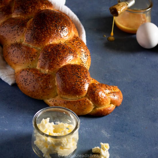 Easy sourdough challah - Recipe photo by allyoukneadisbread