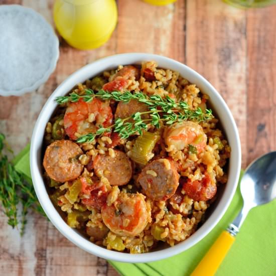 Cajun Jambaylala - Recipe photo by savoryexperiments