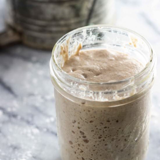 Sourdough Starter, Step-By-Step - Recipe photo by kettleandkale