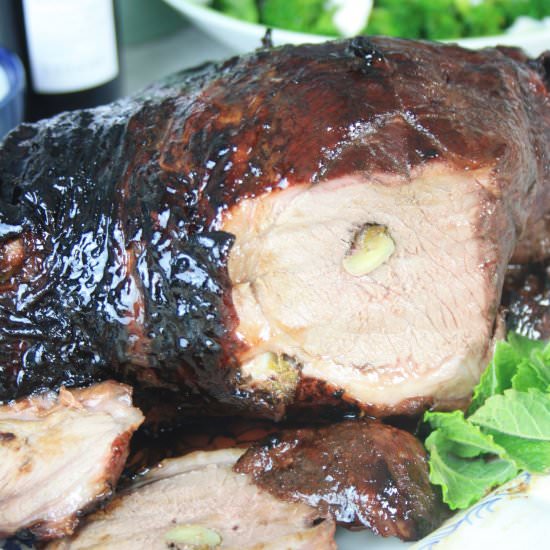 Lamb with Pomegranate Molasses - Recipe photo by chezlerevefrancais