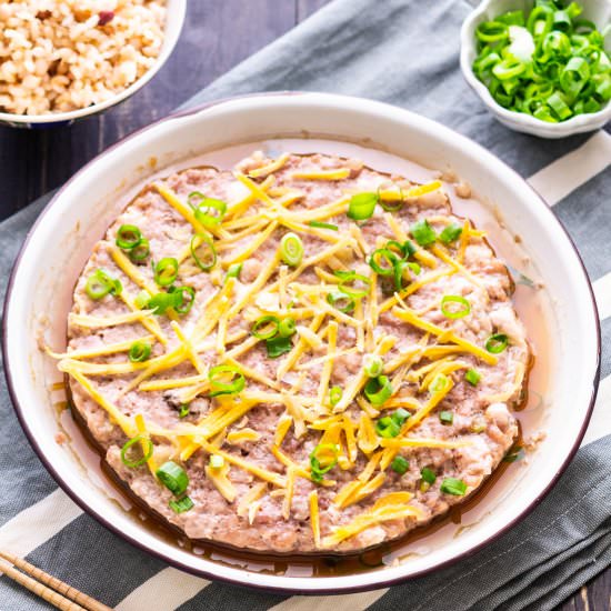 Steamed Pork Mince with Salted Fish - Recipe photo by WokandKin