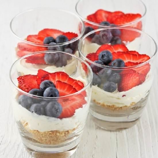 easy no-bake cheesecake cups - Recipe photo by nowcookthis