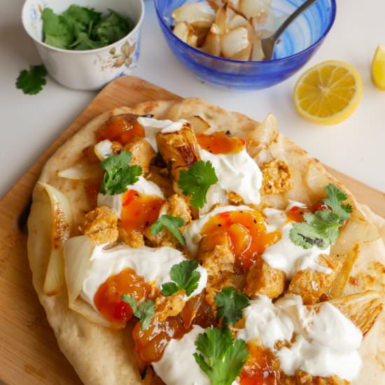 Spicy Alaska Pollock Flatbread - Recipe photo by therarewelshbit