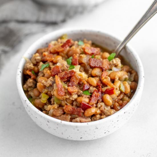 Baked Beans - Recipe photo by thegrillingguide