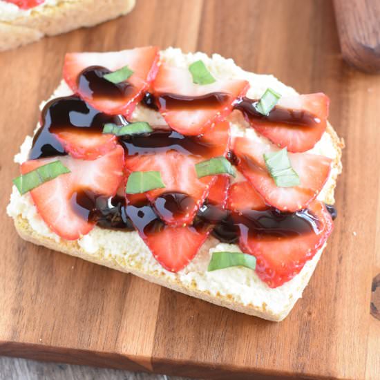 Vegan Ricotta Toast - Recipe photo by Watch Learn Eat