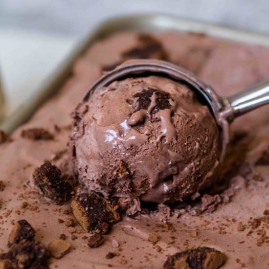 Chocolate No Churn Ice Cream - Recipe photo by lifestyleofafoodie