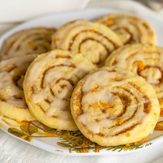 Cinnamon Orange Pinwheel Cookies - Recipe photo by Mycookiejourney