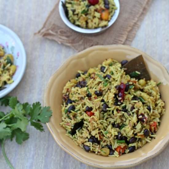 Vibrant Cranberry Rice - Recipe photo by Spice Chronicles