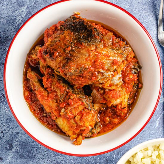 African Fish Stew - Recipe photo by lowcarbafrica