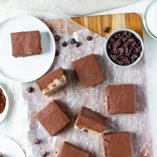 Chocolate Cookie Dough Cheesecake - Recipe photo by islandbakes