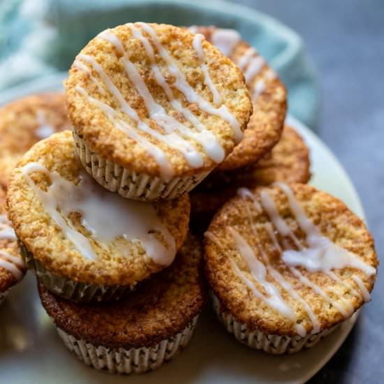 Lemony Almond Flour Muffins - Recipe photo by Chef Molly