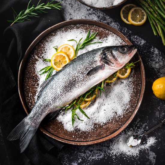 Salt Baked Branzino - Recipe photo by cookingwithwineblog