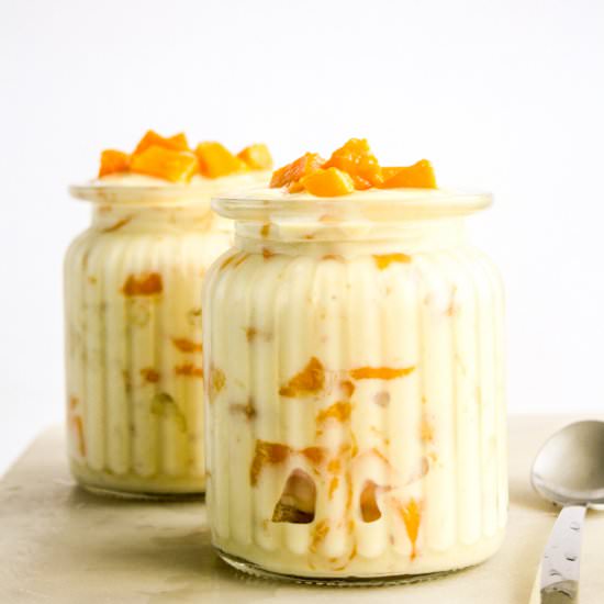 Mango Trifle Pudding - Recipe photo by The Desserted Girl