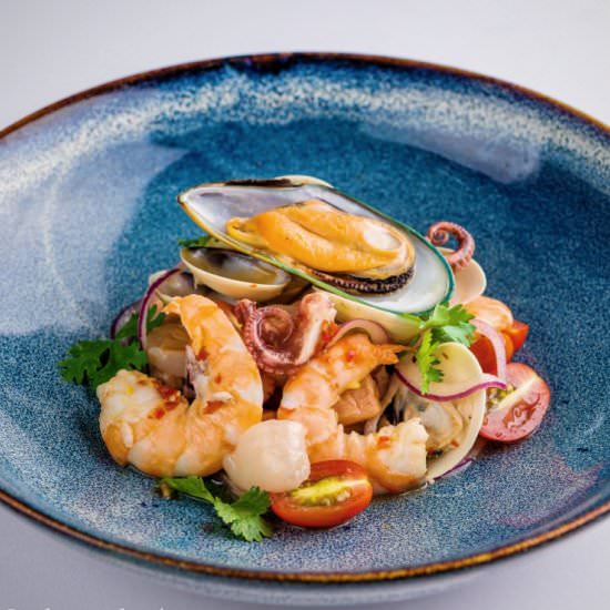 Modern Thai Style Seafood Ceviche - Recipe photo by cookmorphosis