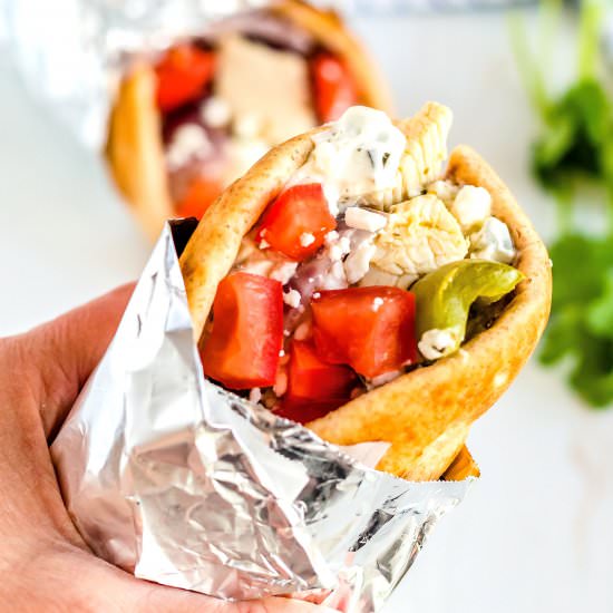 Stovetop Chicken Souvlaki - Recipe photo by FoodFolksandFun