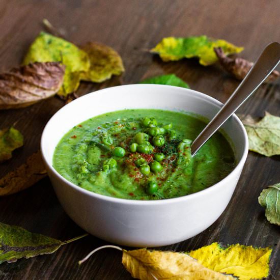 Super Simple, Very Green Cream Soup - Recipe photo by refreshmyhealth