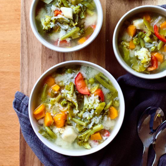 Romanian Vegetarian Sour Soup - Recipe photo by refreshmyhealth