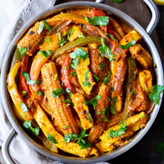 Paneer Vegetable Jalfrezi - Recipe photo by ShwetaintheKitchen