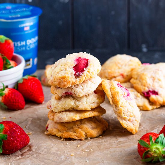 Strawberry Shortcake Cookies - Recipe photo by anniesnomsblog