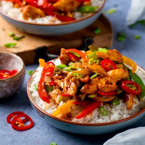 Quick Chicken Stir Fry - Recipe photo by KitchenSanctuary