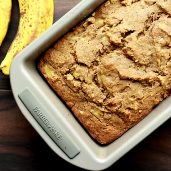 Healthy Banana Bread with Nuts - Recipe photo by asiancaucasian