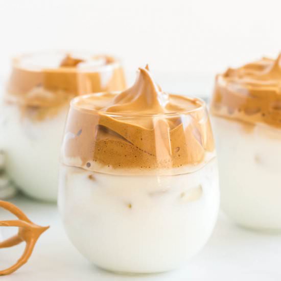 Whipped Coffee (Dalgona) - Recipe photo by Lemon blossoms
