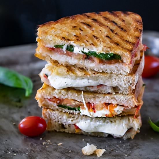 Grilled Margherita Sandwich - Recipe photo by ruchiskitchen