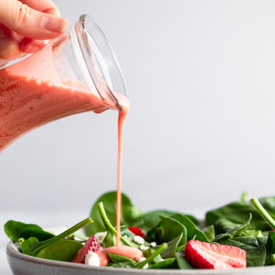 Homemade Strawberry Vinaigrette - Recipe photo by foodfaithfitness