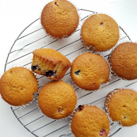 Mixed Berry Muffins - Recipe photo by Cooking and Cooking