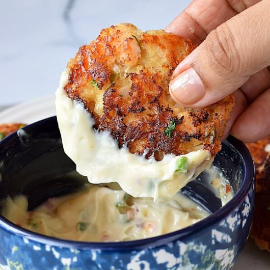 Best Shrimp Cakes! - Recipe photo by Savory Bites