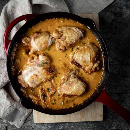 Creamy Pesto Chicken - Recipe photo by Went Here 8 This