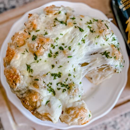 Cheesy Garlic PULL-APART Bread - Recipe photo by Spain on a Fork