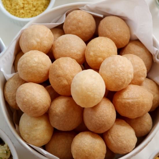 Air Fry Pani Puri / Gol Gappe - Recipe photo by livingsmartandhealthy