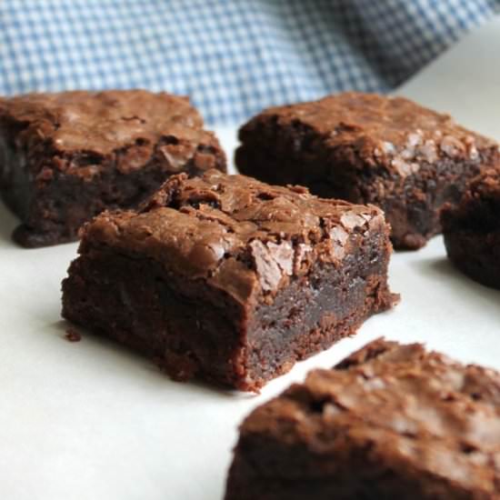 ATK's Chewy Brownies - Recipe photo by MyRecipeReviews