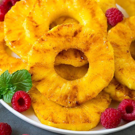 Grilled Pineapple - Recipe photo by dinneratthezoo
