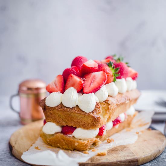 Victoria Sandwich Loaf - Recipe photo by tiffinandteaofficial