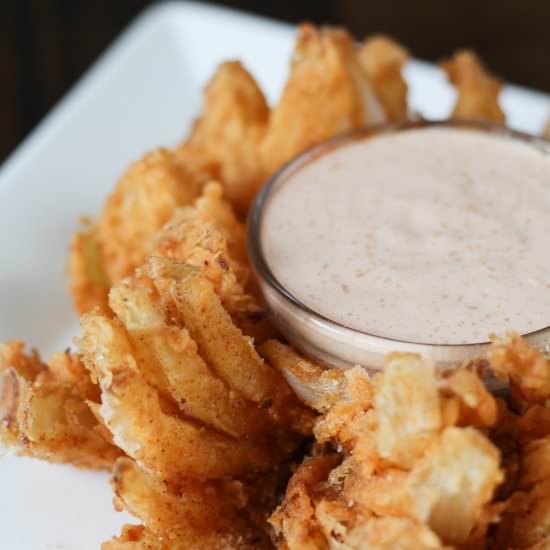Outback Steakhouse Blooming Onion - Recipe photo by JensJourney
