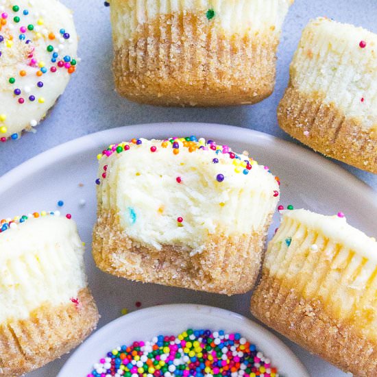 Funfetti Dunkaroo Cheesecake Bites - Recipe photo by Kathryns.kitchen.blog
