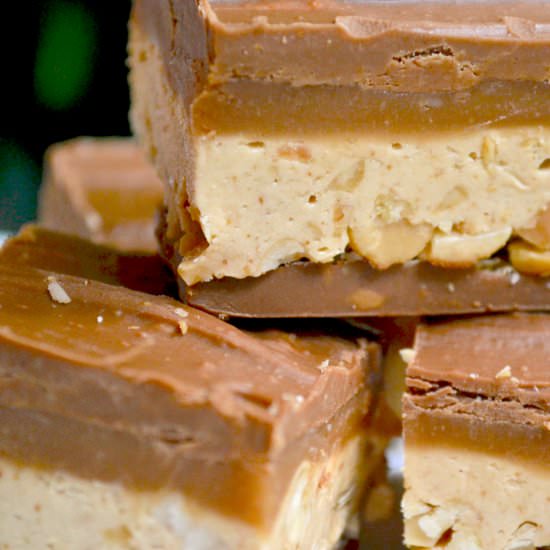 Snickers Bars - Recipe photo by Jennyblogs