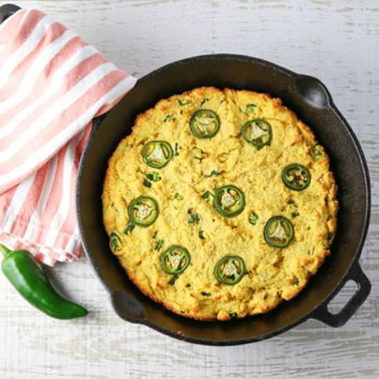 Skillet Jalapeño Cornbread - Recipe photo by Tastefulventure