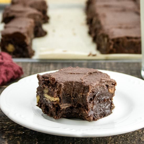 Chocolate Chip and Walnut Brownies - Recipe photo by angelatempest