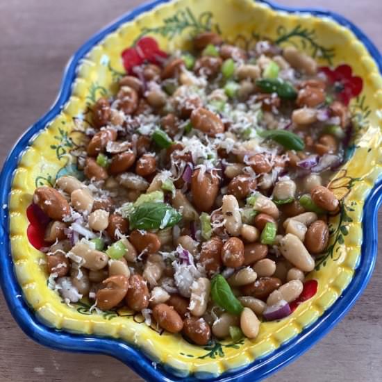 ITALIAN TWO BEAN SALAD - Recipe photo by endofthefork