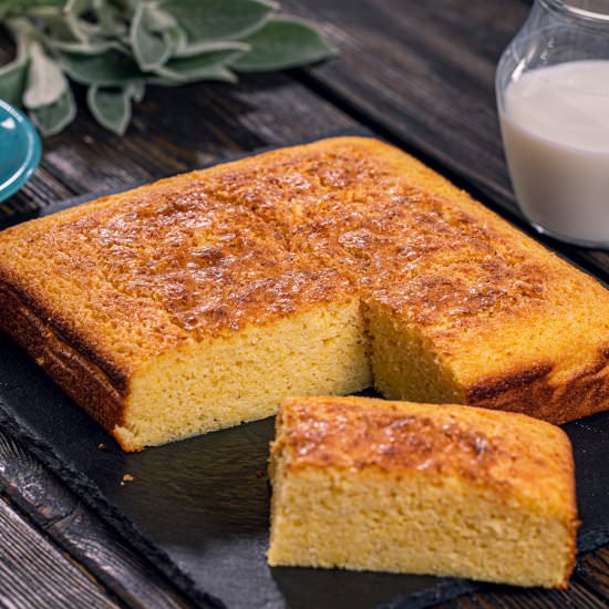 Sweet Cornbread - Recipe photo by Home Cooking Adventure