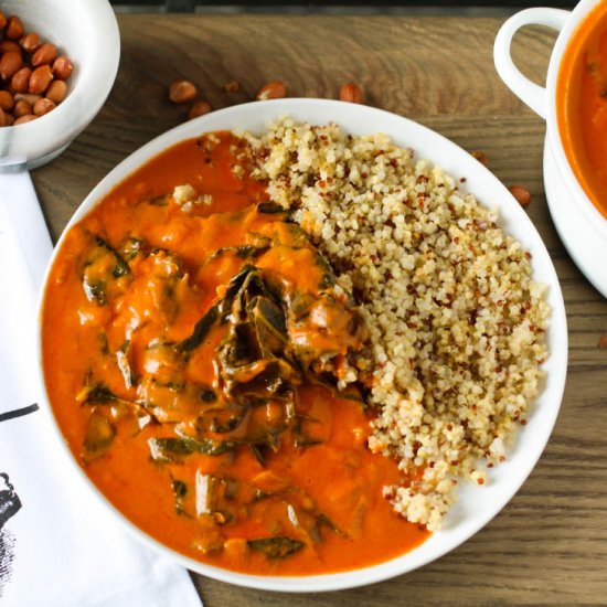 Vegetarian African Peanut Stew - Recipe photo by findmymojyo