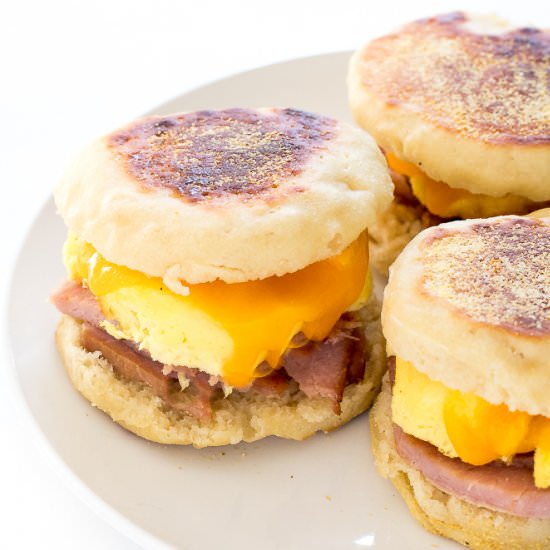 Freezer Breakfast Sandwiches - Recipe photo by ChefSavvy