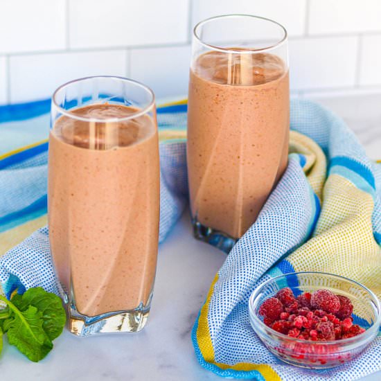 Creamy Raspberry Smoothie - Recipe photo by MaesMenu