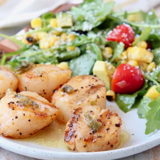 Grilled Scallops - Recipe photo by Whitney Bond
